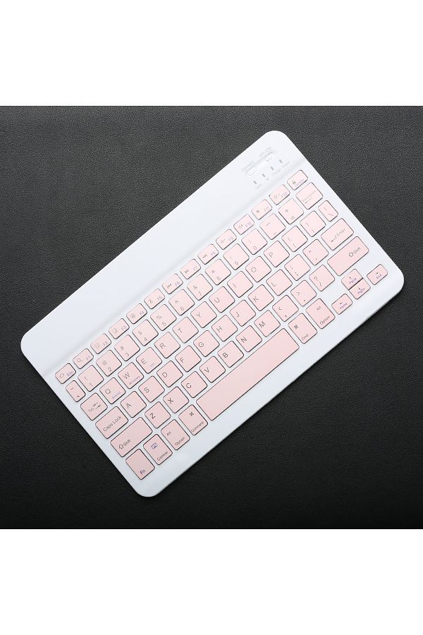 congdi-Pink Wireless Keyboard Bluetooth-compatible Keyboard For Android Ios Windows Mini 78-key Gaming Keyb 1