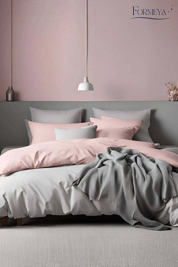 Formeya-Elastisches Bettbezug-Set für Einzelbett – mit Kissenbezug (1 Stück) 1