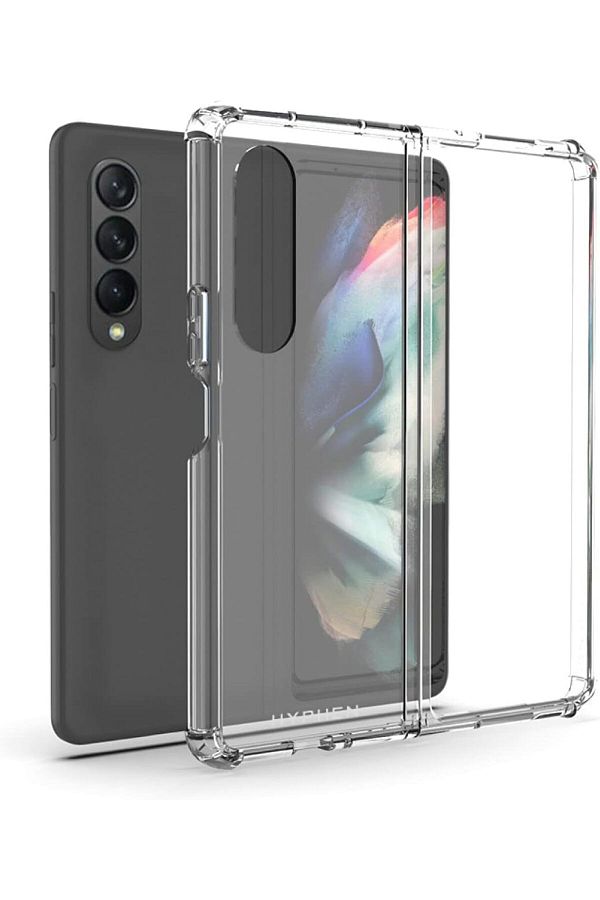HYPHEN-حافظة حماية شفافة لهاتف Samsung Z Fold 3 1