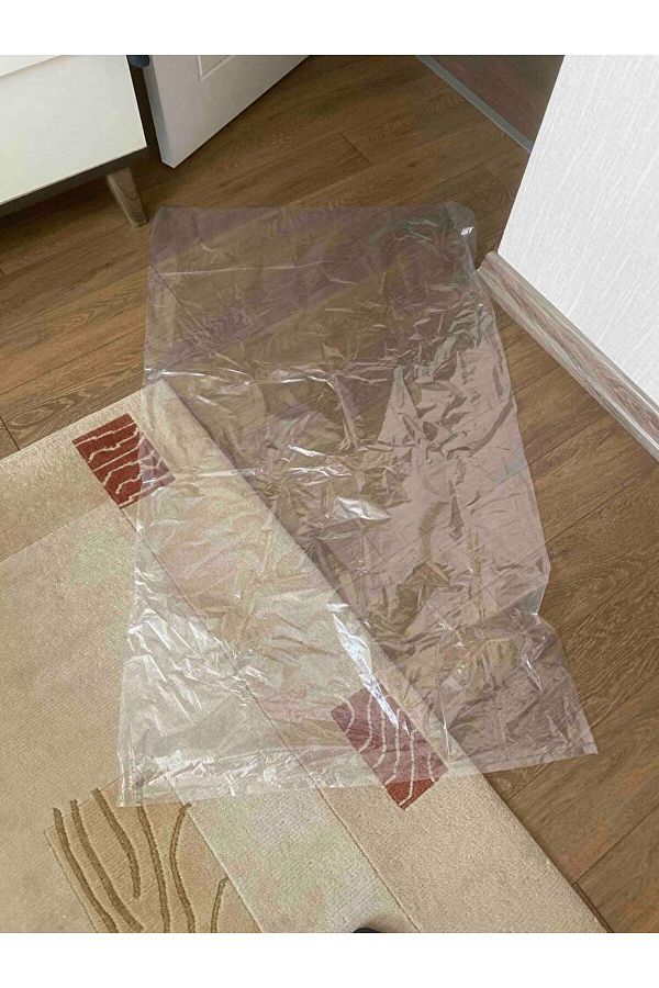 Askıcı-15Pcs Clear Nylon Quilt Dough Clothes Bag - Vacuum Fits 70*120 1