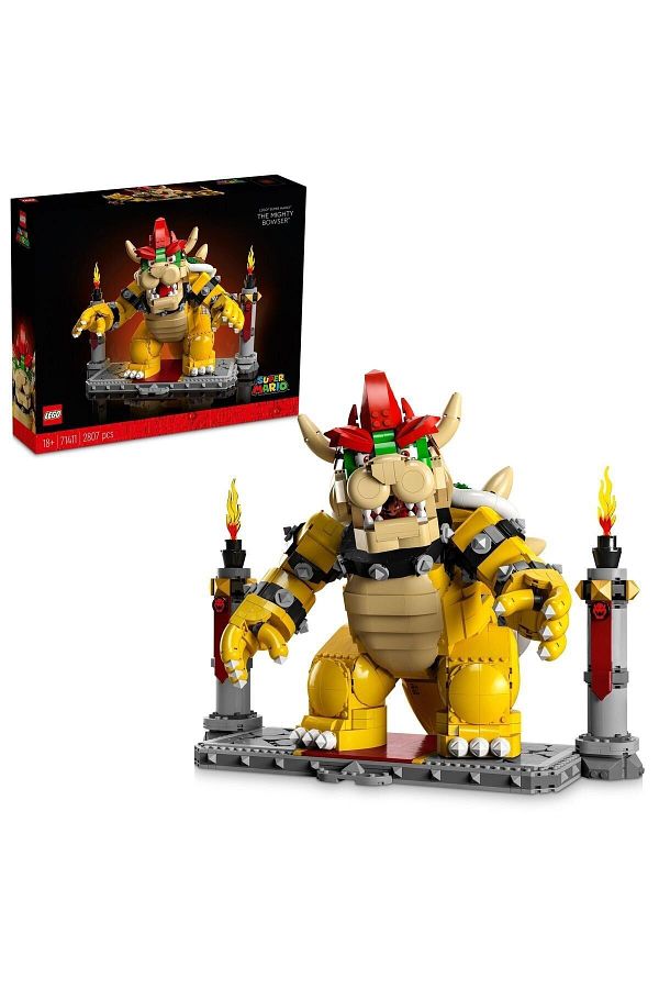 LEGO-®   Super Mario ™   Mighty Bowser ™   71411 - 18+ Collectible Creative Model Building Set (2807 Pieces) 1