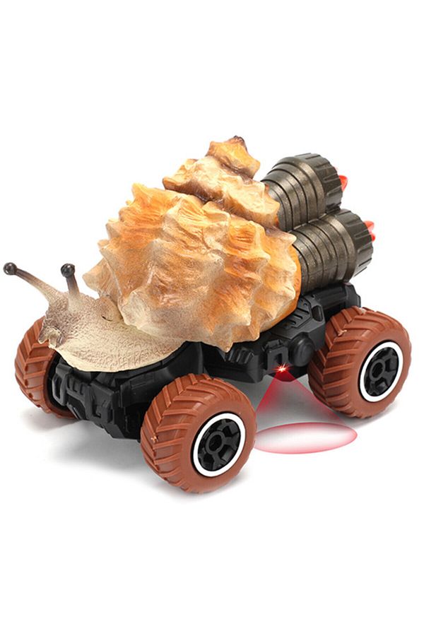 Little Story-Kids Toy 2 Channel Snail Car wt Remote Control-Brown 1