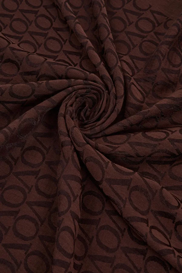 Valentino Orlandi-Alia Shawl - 2 - Bitter Brown 1