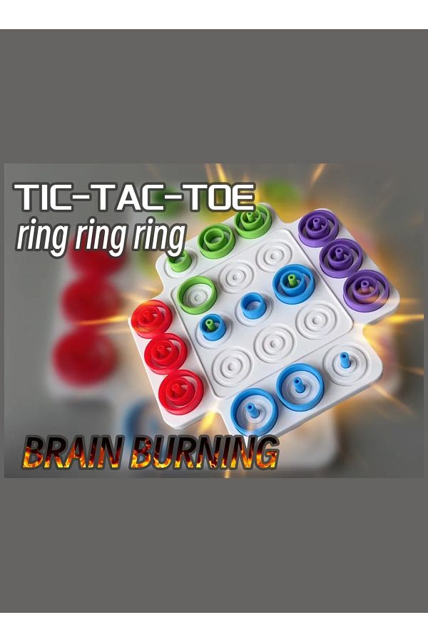3D Brothers-Tic-Tac-Toe Rings - Ultimate Circular Strategy Game 1