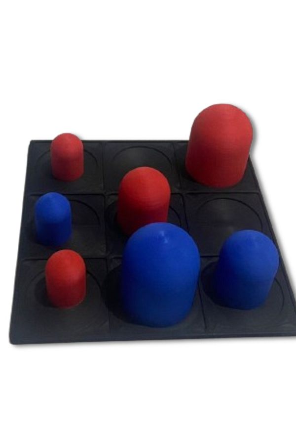 3D Brothers-XO Board Game - Tic Tac Toe 3 Sizes Big eat small ( X O ) 1