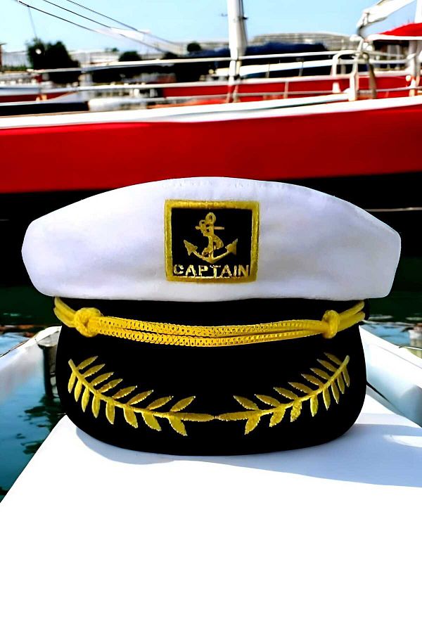 Trenderrs-Unisex Kids Sailor Captain Hat 1