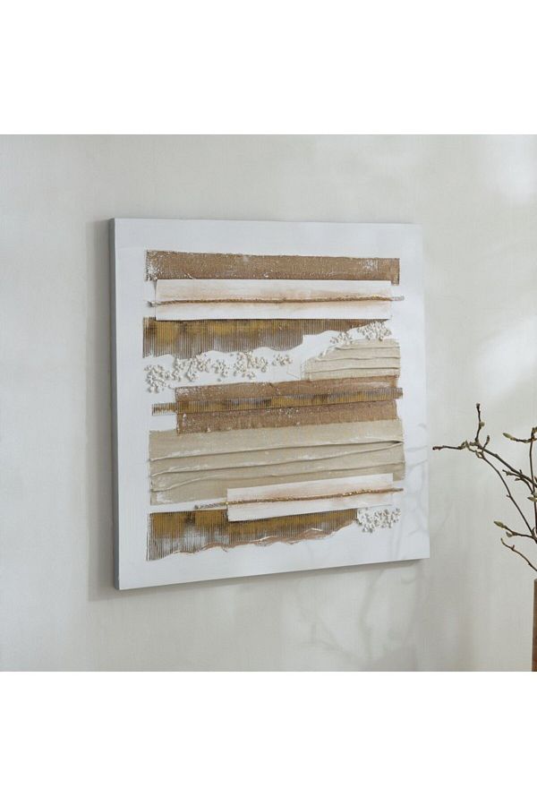 Home Box-Nairobi 3D Hand Painted Wall Art - 80x3x80 cm 1