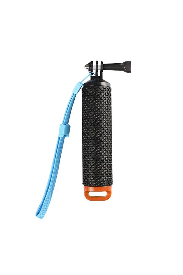 EXSKOF-Orange#ff6600 Floating Hand Grip Underwater Stick Monopod Pole for GoPro Hero 13 12 11 10 9 8 7 6 In 1