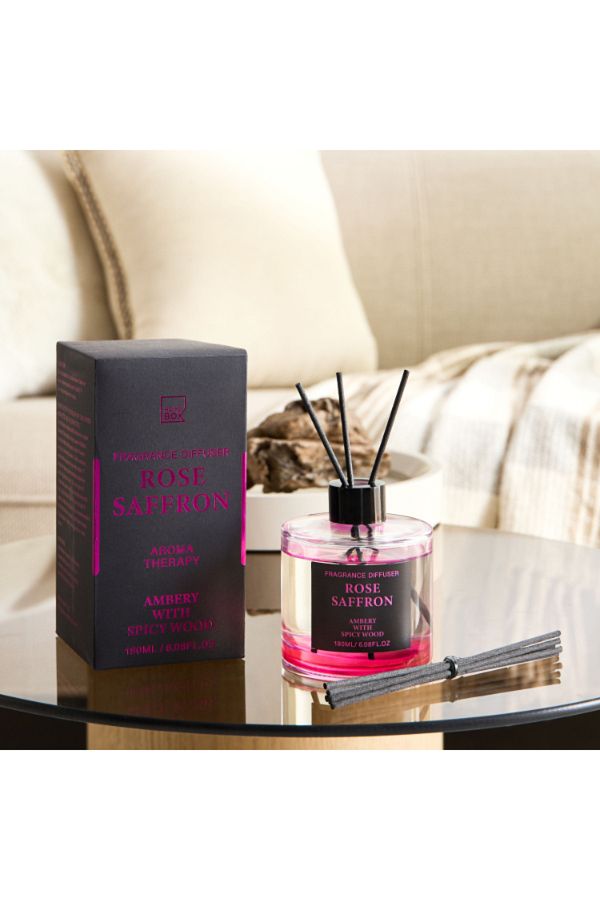 Home Box-Abbey Something in the Dark Rose Saffron Reed Diffuser 180 ml 1