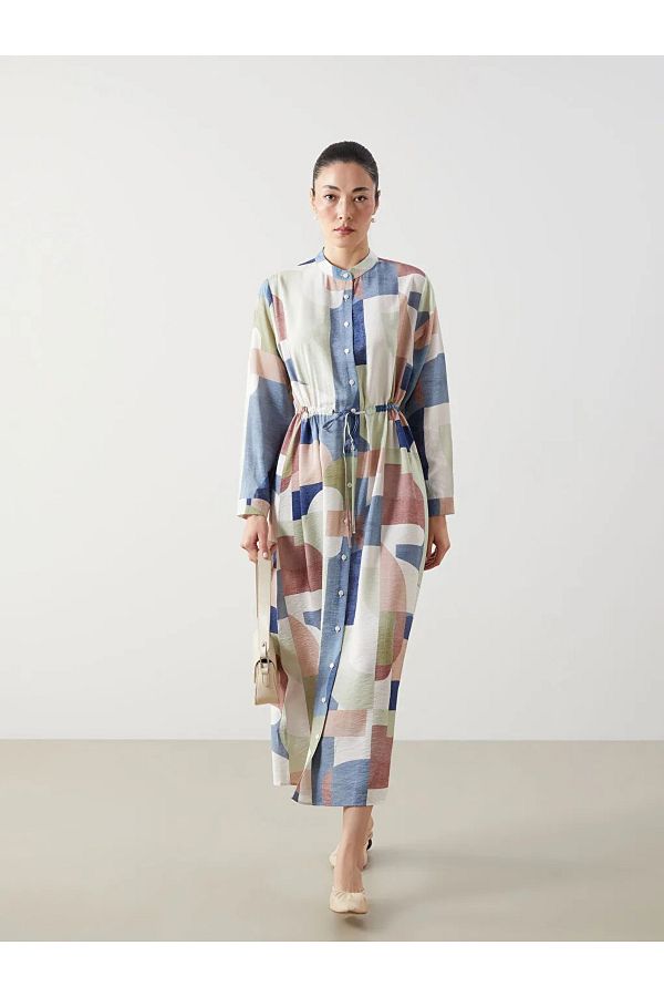 LC Waikiki-LCWAIKIKI Rochie cămașă pentru femei cu model de guler domnă clasic mixt 1