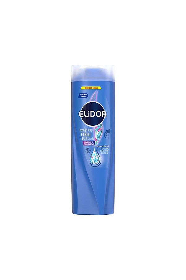 Elidor-Superblend Anti-Dandruff Effect 2 in 1 Shampoo & Care Cream 400 ml 1
