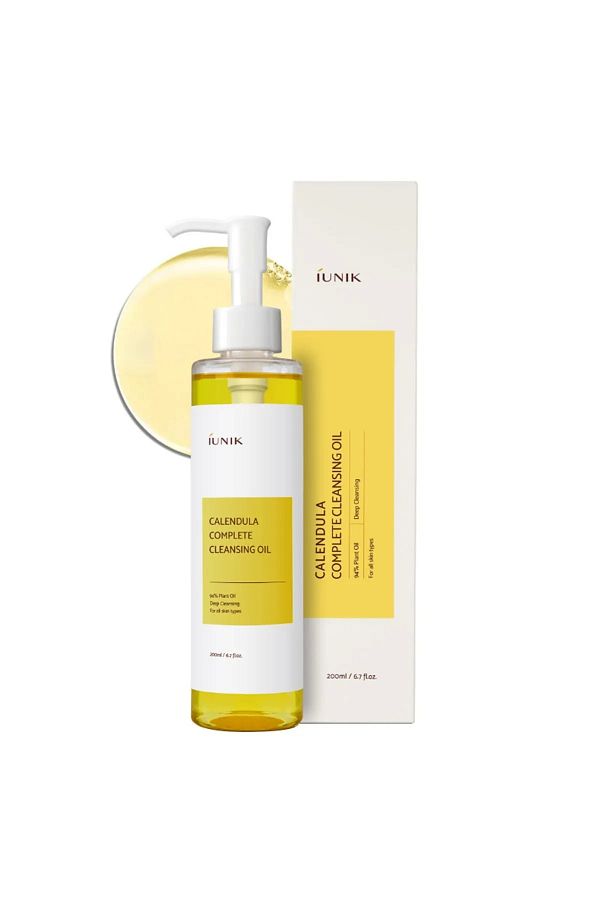 iUNIK-iUNIK Calendula Complete Cleansing Oil 200 ml - Ulei demachiant cu ulei de Calendula 1