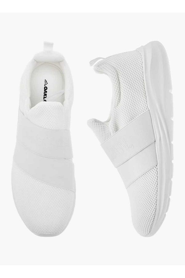 Oaklan by Shoexpress-Oaklan by Shoexpress Mesh Slip-On Sneakers with Pull Tabs 1