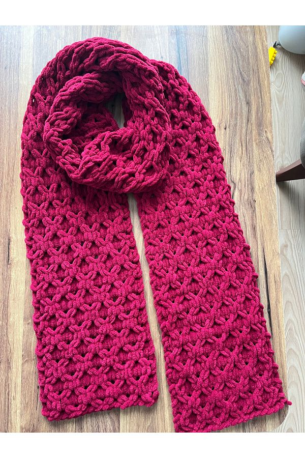 Alize-Lattice Pattern Puffy Fine Weft 1