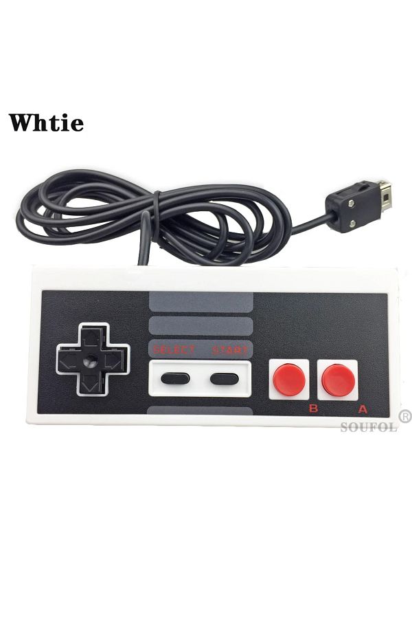 Choice-White Dropshipping Wired Game Controller Gaming Gamepad for Nintendo NES Mini Classic Edition Game J 1