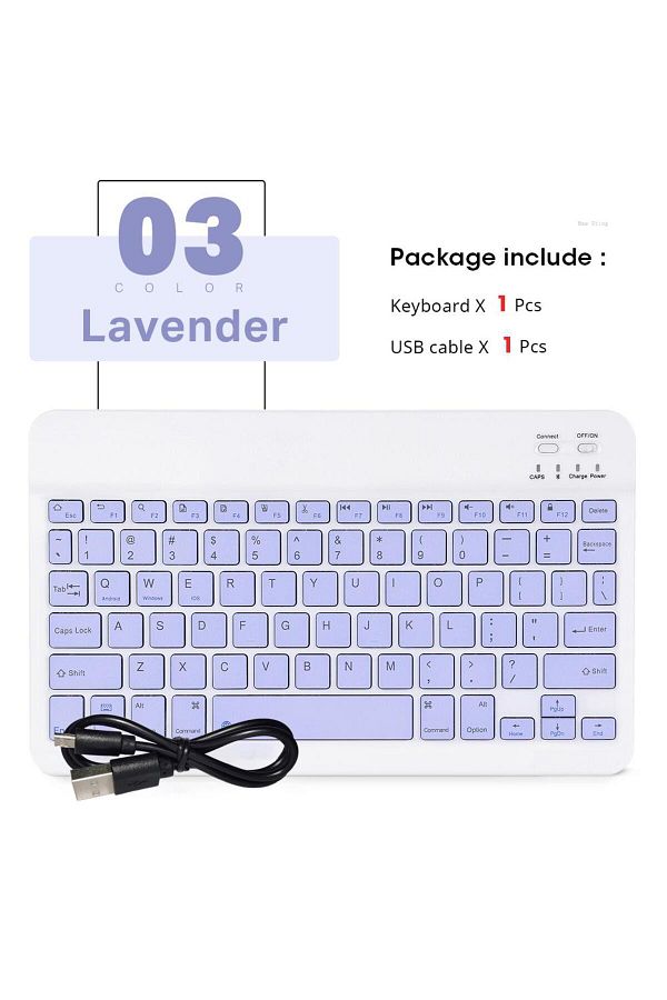 Choice-Purple-no Mouse Mini Wireless Keyboard Bluetooth Keyboard For Ipad Phone Tablet Portable Bluetooth K 1