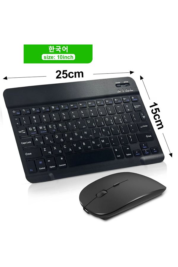 Choice-combination Korean Bluetooth Wireless Keyboard Mouse For IOS Android Windows Tablet For iPad Air Min 1