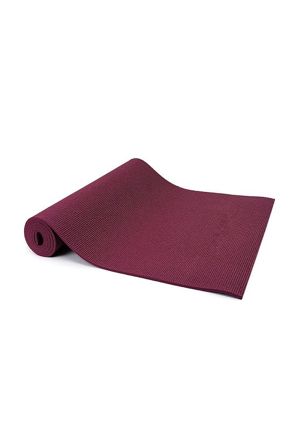 anythingbasic-Nivia Yoga Mat (8mm, Maroon) – Premium Comfort with Mesh Bag 1