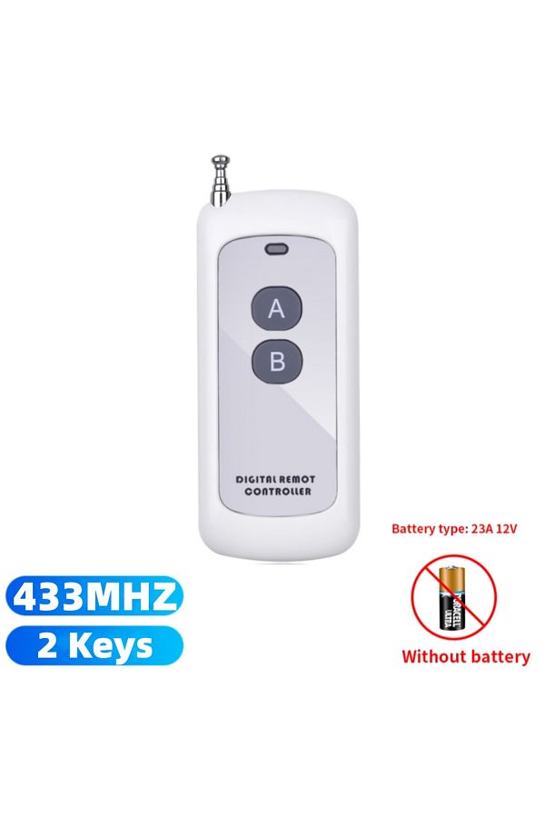 Choice-433MHZ 2 Keys 433Mhz Wireless RF Remote Control 1527 Learning Code Transmitter 2 4 6 8 Keys Long Ran 1