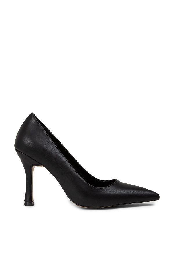 Deery-Pantofi cu toc stiletto de damă negri 1