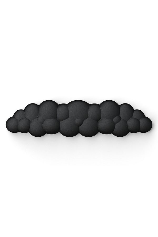 Choice-Black Long Mouse pad with wrist rest keyboard cloud anti-slip memory foam desktop office gamer mouse 1