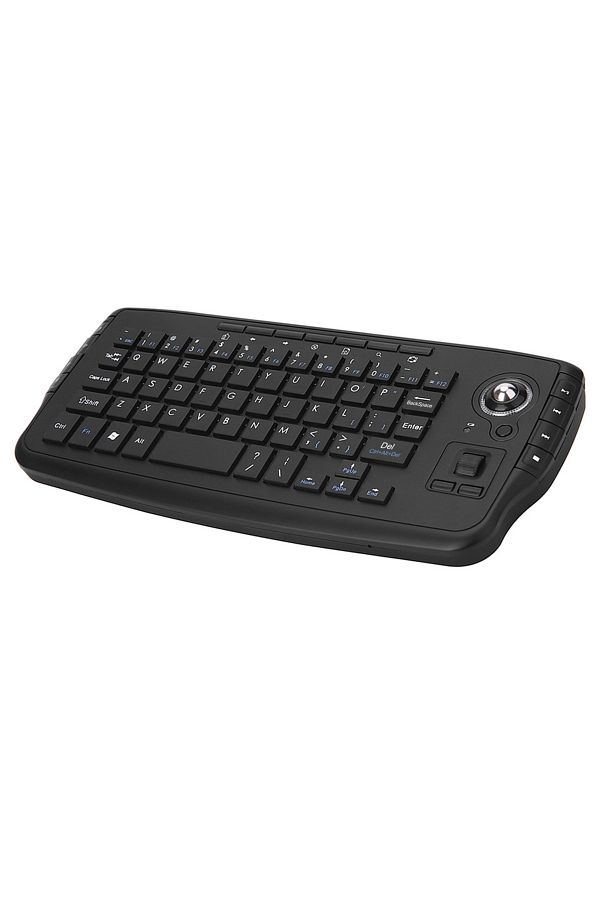 Choice-Black E30 2.4ghz Wireless Keyboard With Trackball Mouse Scroll Wheel Remote Control For Android Tv B 1