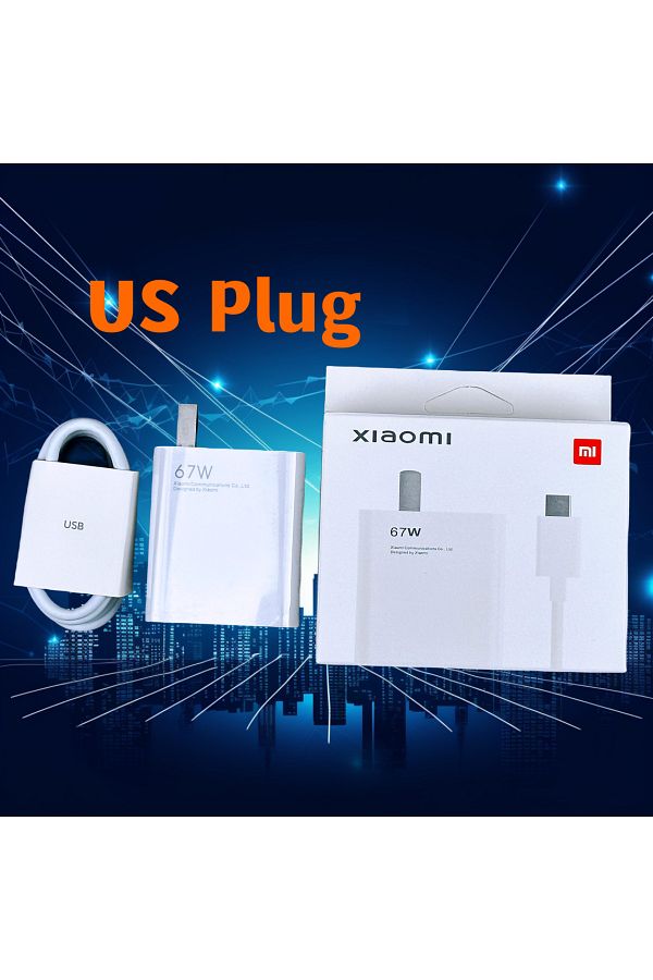 Xiaomi-67W US Set Box 67W Charger Turbo Fast Charge Adapter For Mi 14 Civi 3 13T Poco X6 F5 X5 Pro R 1