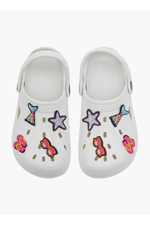 Aqua-Accent Detail Slip-On Clogs 1
