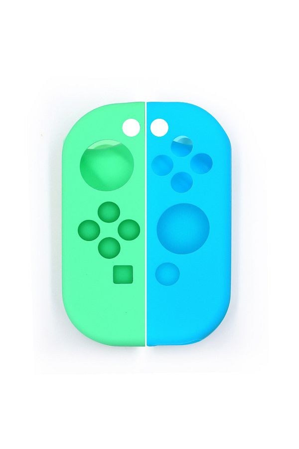 karbeen-Green Blue Switch JoyCon Case Silicone Protective Case Compatible Switch/Switch OLED JoyCon Controll 1