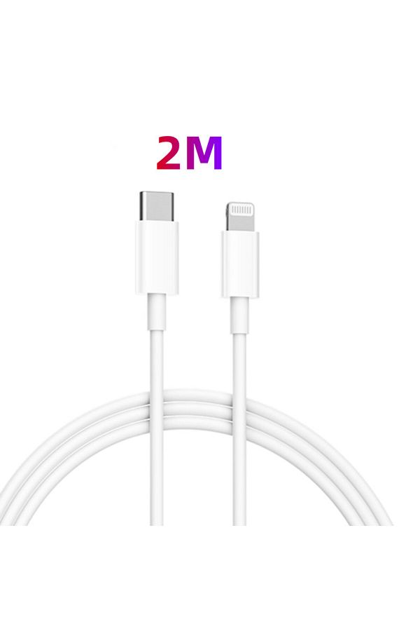Xiaomi-C to Lighning 2M Xiaomi USB C Lightning Cable for iPhone 14 13 12 11 Pro Max XS XR iPad PD 27W/20W F 1