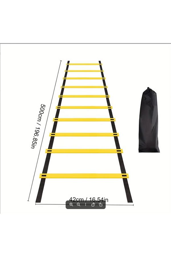 Choice-5m 4 Knots 1 Set Detachable Speed Agility Training Ladder For Football, Portable Sports Equipment Wi 1