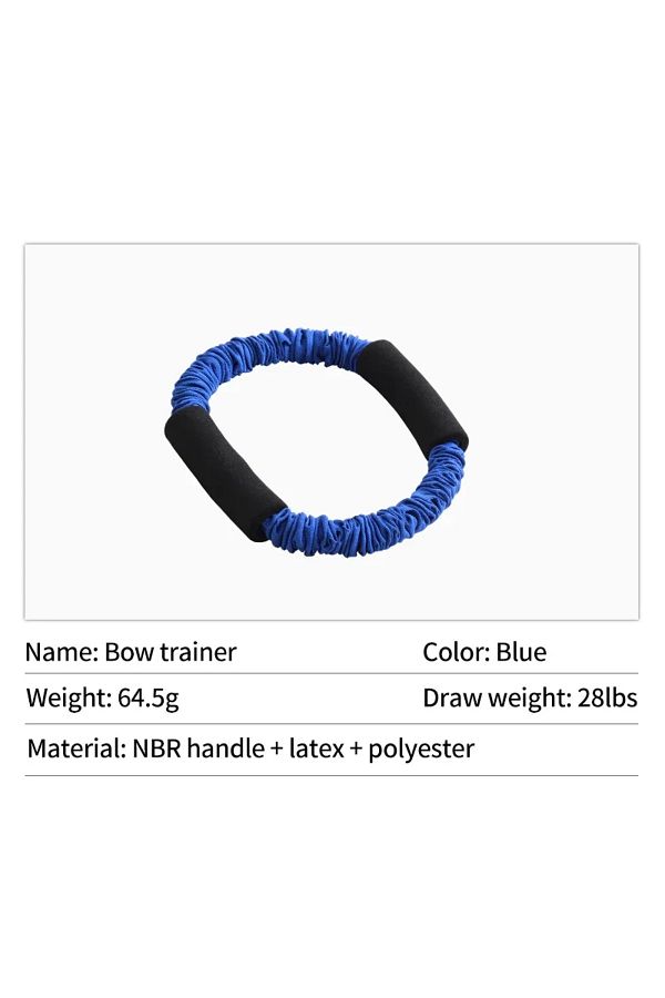 Choice-Blue Archery Simulation Bow Trainer Exerciser Tension Rope for Recurve Compound Bow Arm Strength Tra 1