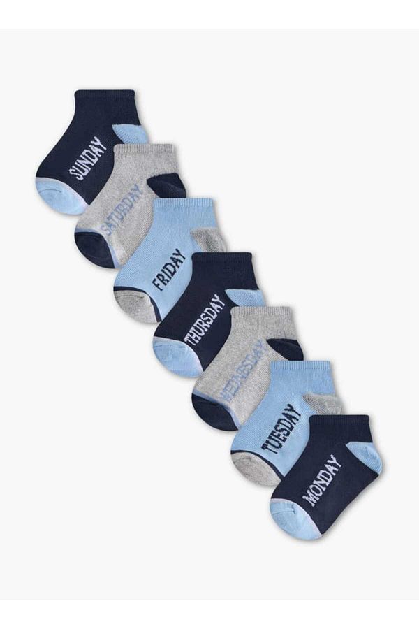 LBL by Shoexpress-Assorted Ankle Length Socks - Set of 7 1