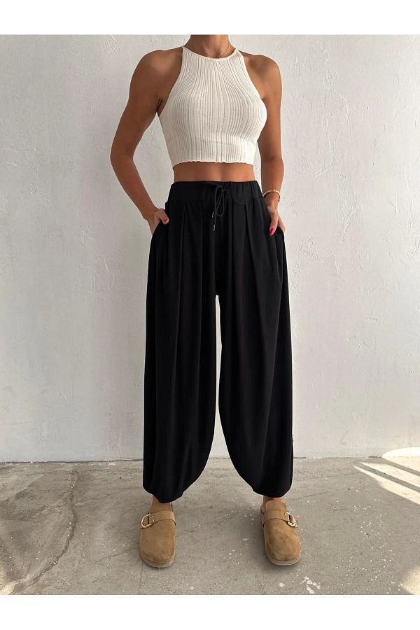 Velista-Modal Fabric Soft Texture Shalvar Pants 1