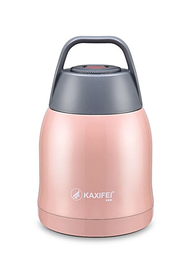 Weather Forecast Pembe Çelik 600ml Vakumlu Yemek Bebek Mama Saklama Termosu Sefertası Cin722pm