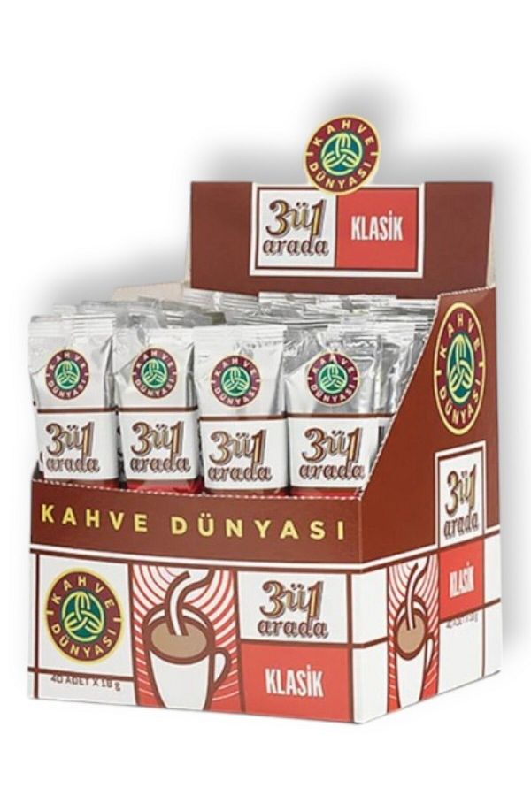 Kahve Dünyası-3 in 1 Classic Instant Coffee 18 g X 40 Pieces 1
