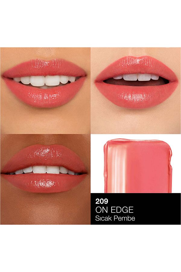 Nars-Afterglow Lipstick Lipstick 209 on Edge Hot Pink Aslbeauty 1