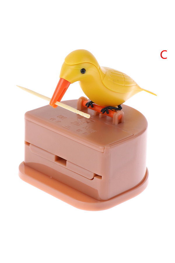 Choice-C 1Pc Toothpick Holder Dispenser Cute Bird Toothpick Dispenser Gag Gift Cleaning Teeth Table Decora. 1