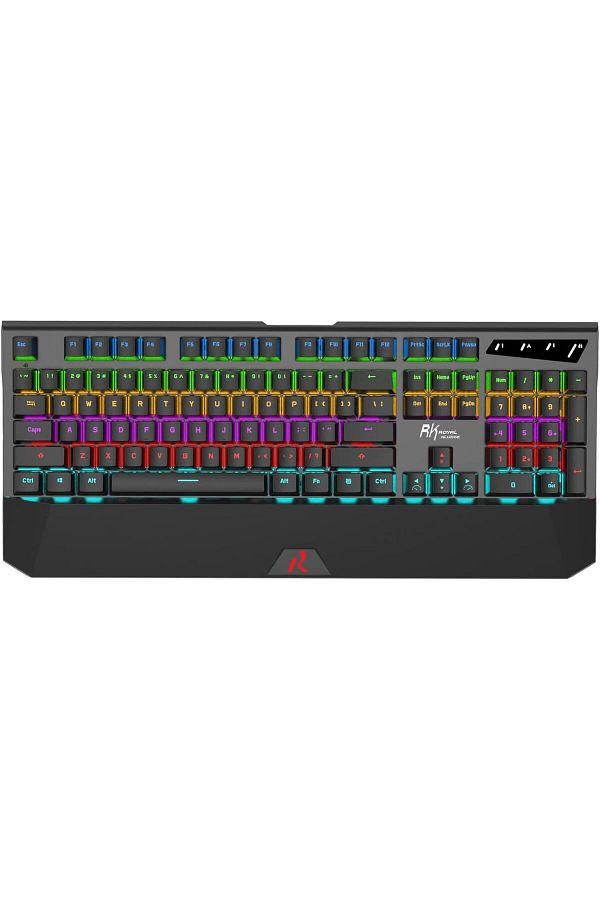 fulina-RK956 Gaming Keyboard, 104 Keys Wired Mechanical Keyboard,LED Backlit Compute 1