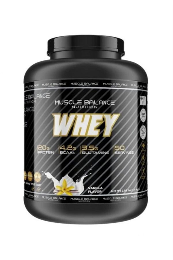 MUSCLE BALANCE-Whey Protein 1400 Gr 50 Servings Vanilla 1