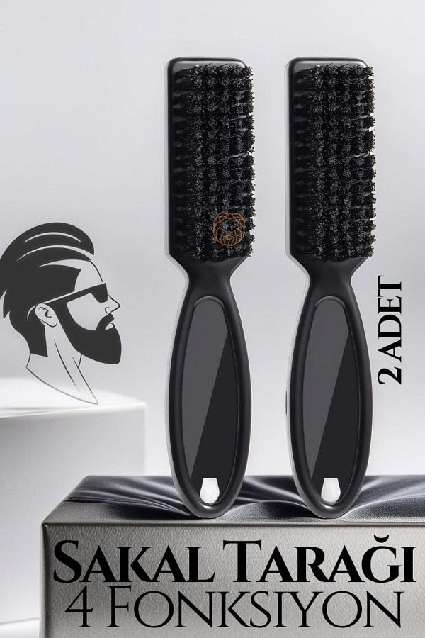 Transformacion-Findit Beard Combing Brush Set of 2 Absolute Professional (Fi̇ndi̇t) 1