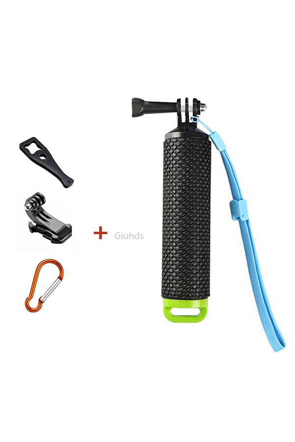 Choice-Green with 3pcs Water Float Handle Float Rod For Gopro Hero 12 11 10 9 8 7 6 5 4 Handle Mount Float 1
