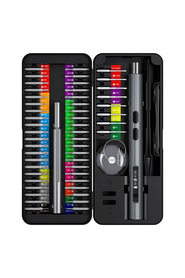 Choice-58 in 1 set Precision Electric Screwdriver Sets 58 in 1 Tools Rechargeable Mini Small Kit Wireless B 1