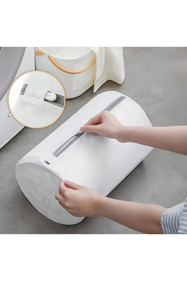 SYNOPE-Practical Zippered Machine Clothing Washing Net - Goods Net for Bag Bag Suitcase 1