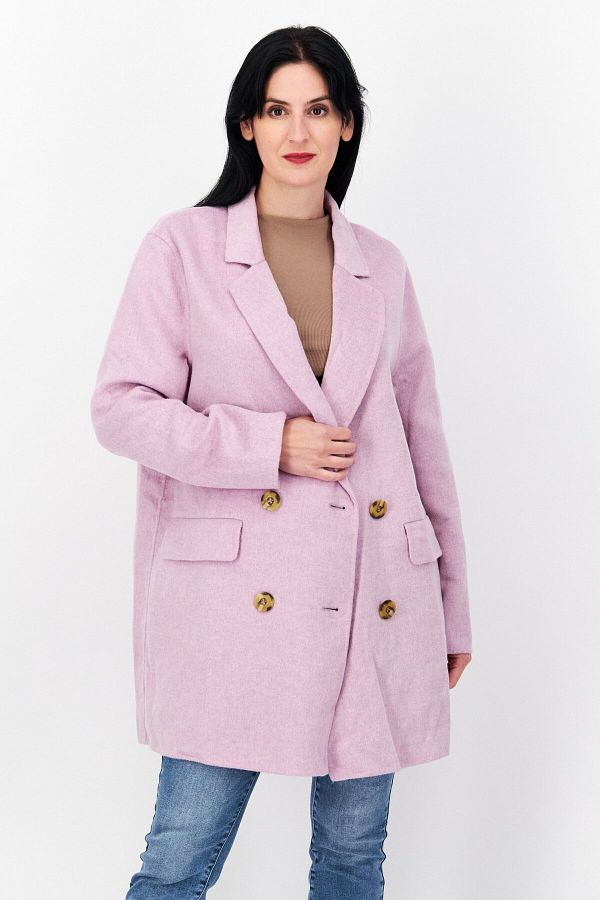Esprit-معطف ترنش نسائي، أرجواني 1