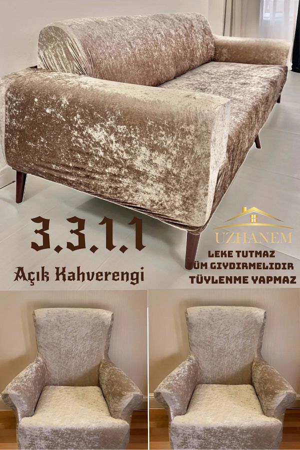 Buem-Husă pentru scaun din catifea elastică și elastică - 3.3.1.1 Husă pentru scaun 1