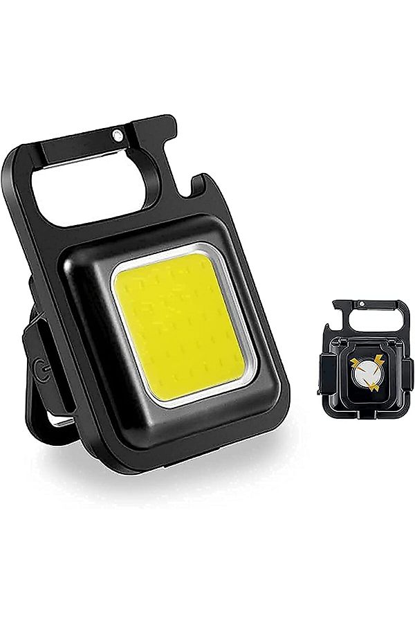 AWH-COB Small Flashlights, 800 Lumens, Waterproof, Rechargeable, 4 Modes, Keychain, Magnet Base 1