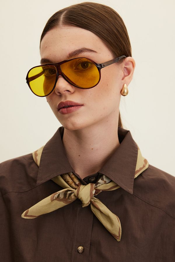Manuka-Baumwollschal mit Vintage-Muster 1