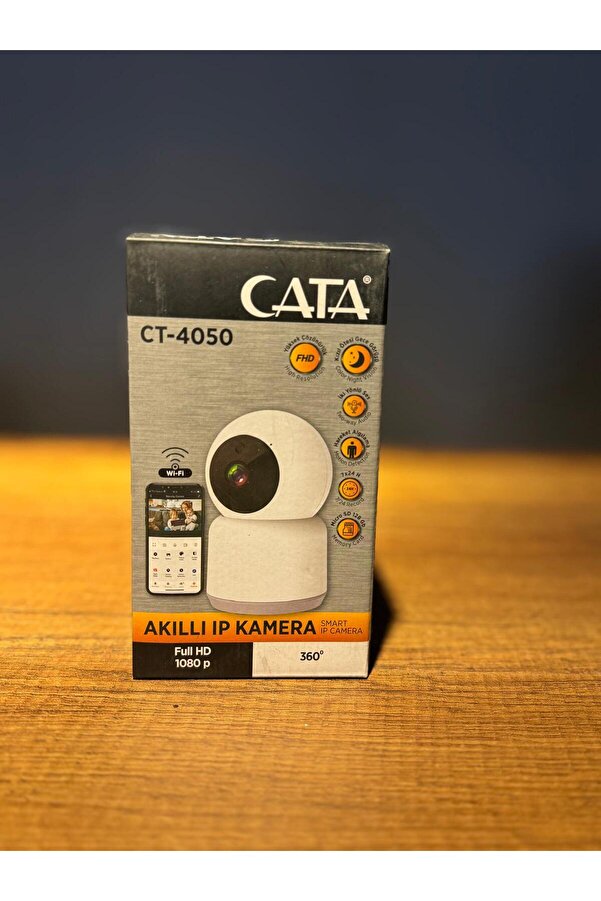 Cata CT4050 IP AKILLI KAMERA 360 DERECE FULL HD 1080P İÇ MEKAN GECE GÖRÜŞLÜ