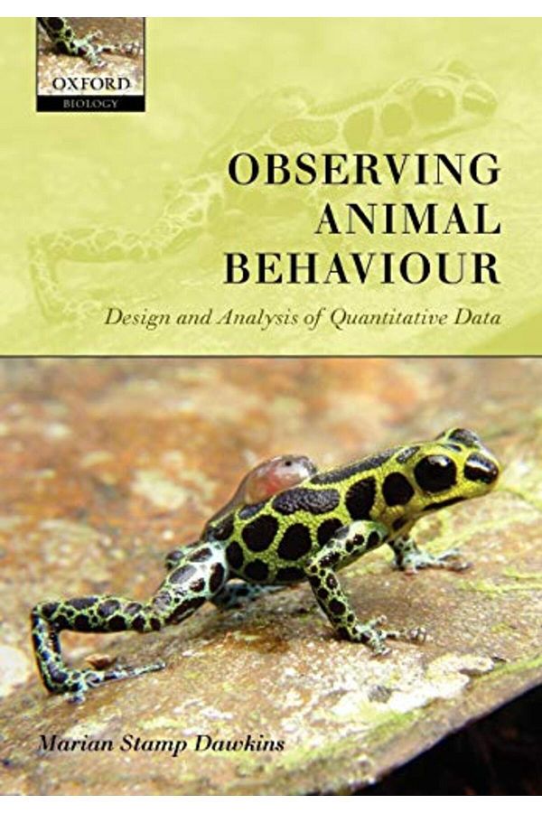 OXFORD UNIVERSITY PRESS-مراقبة سلوك الحيوان وتصميم وتحليل البيانات الكمية 1